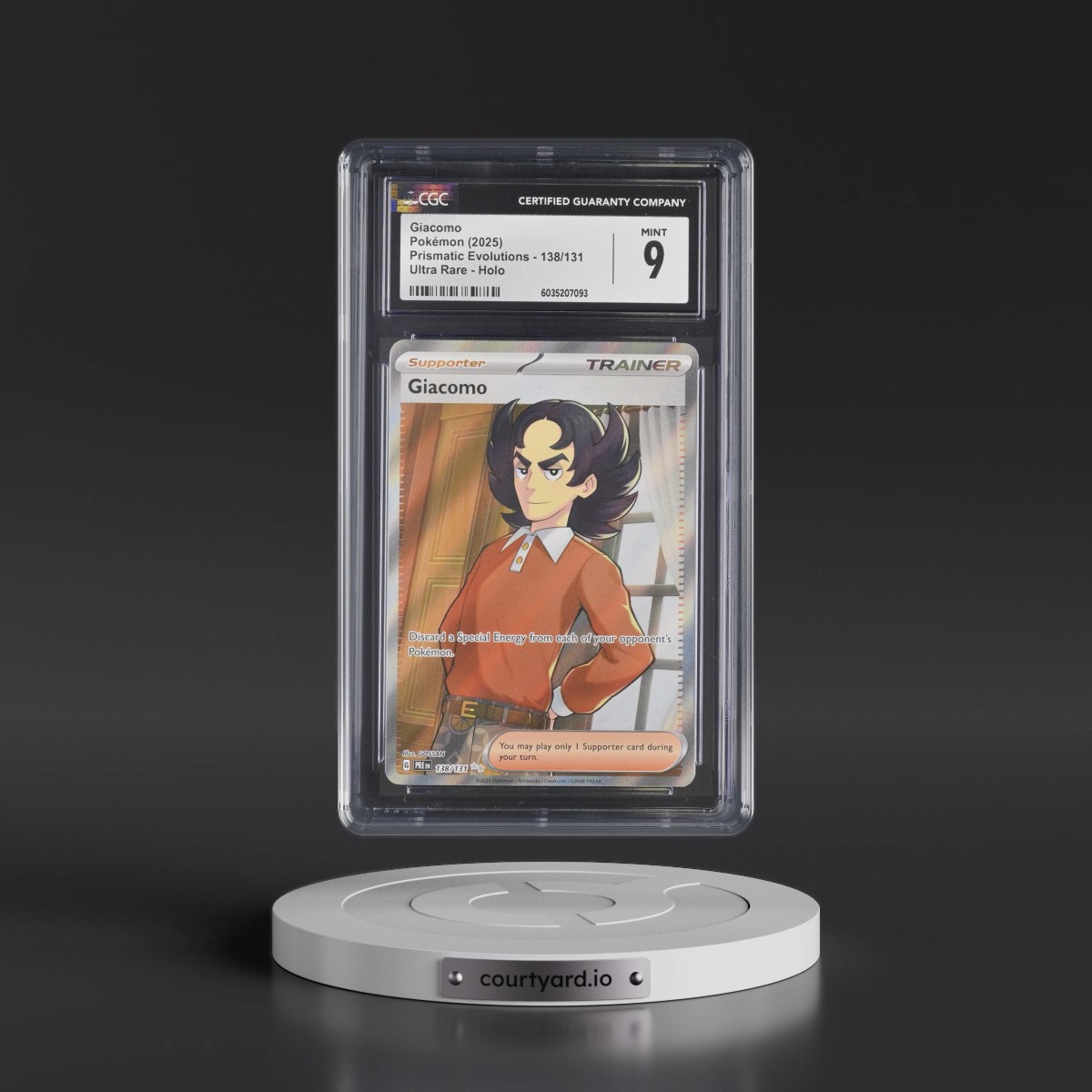 2024 Prismatic Evolutions - PRE EN #138/131 Giacomo - Ultra Rare Holo (CGC 9 MINT)
