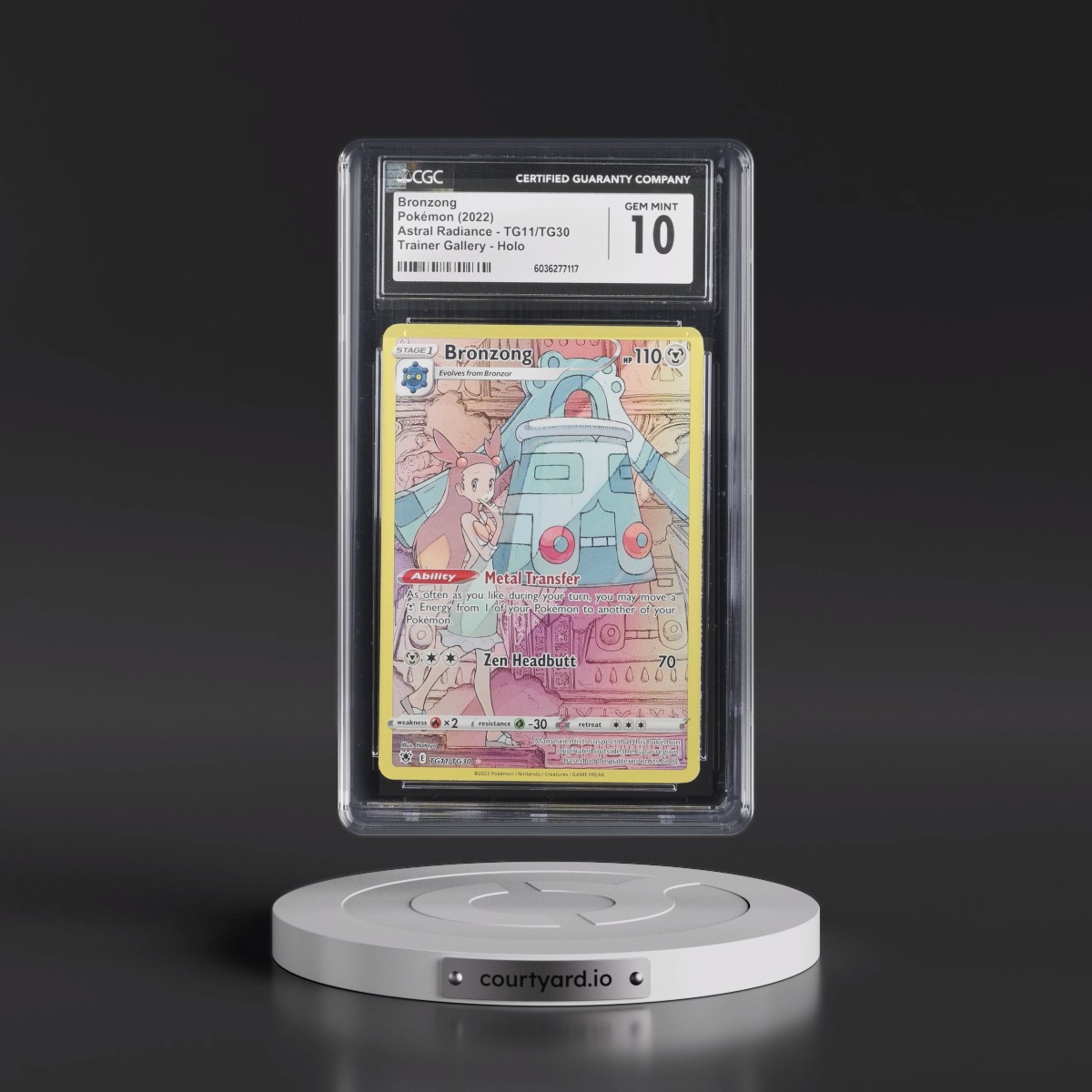Astral Radiance #TG11/TG30 Bronzong - Trainer Gallery Holo (CGC 10 GEM MINT)