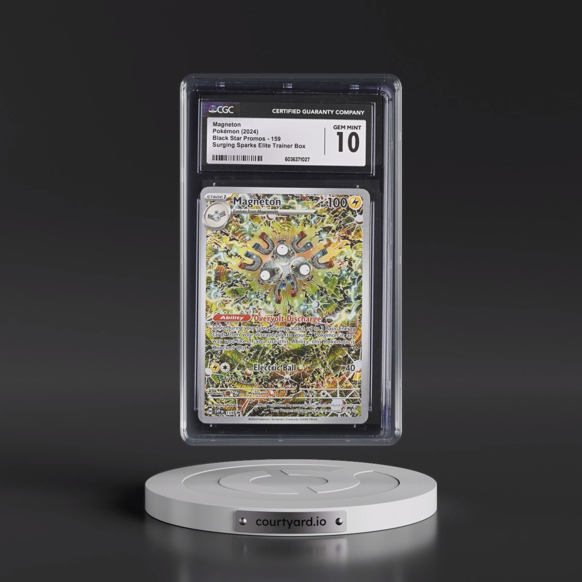 2023 Black Star Promos - Scarlet & Violet SVP EN #159 Magneton - Surging Sparks Elite Trainer Box (Holo) (CGC 10 GEM MINT)