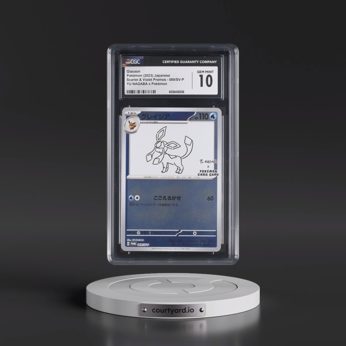 2022 Scarlet & Violet Promos #069/SV-P Glaceon - Reverse Holo YU NAGABA x Pokémon () (CGC 10 GEM MINT)