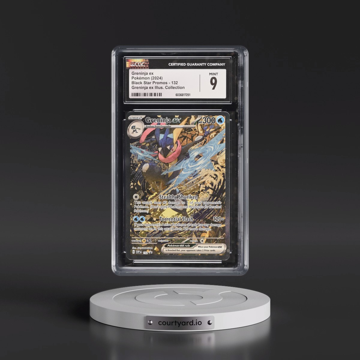 2023 Black Star Promos - Scarlet & Violet SVP EN #132 Greninja ex - Greninja ex Special Illustration Collection (Holo) (CGC 9 MINT)