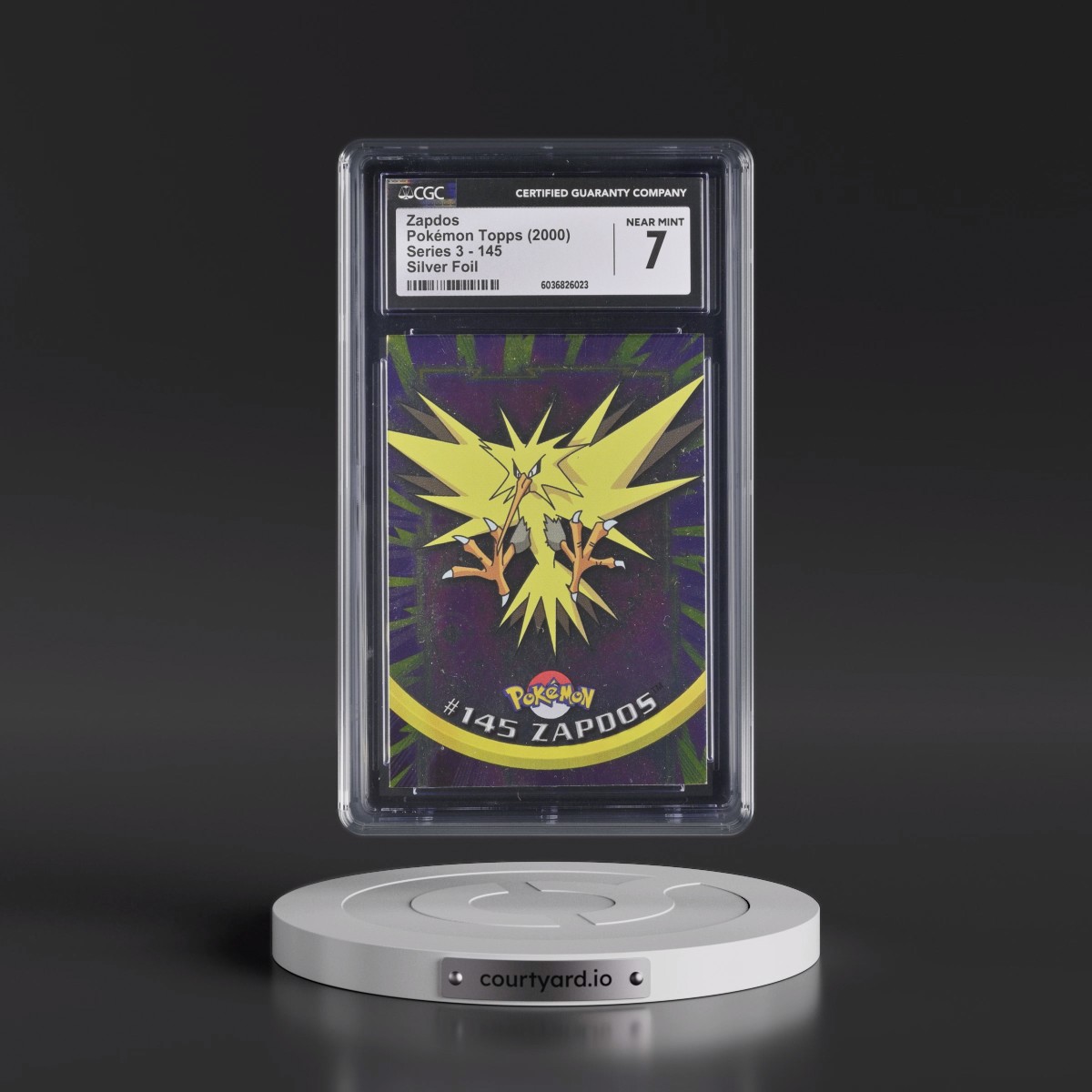 2000 Series 3 (Oval Nintendo Seal) #145 Zapdos - Silver Foil (CGC 7 NM)