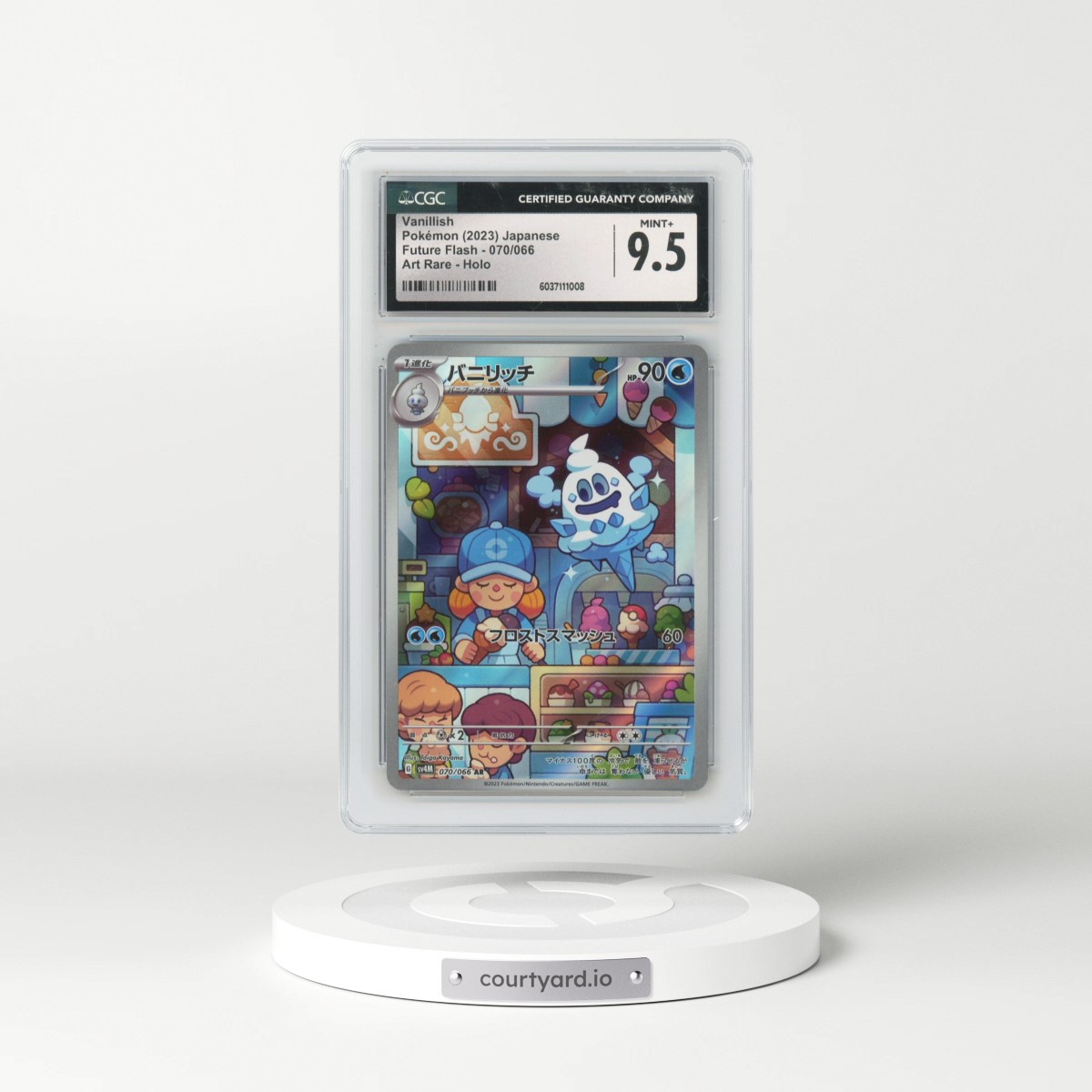 2023 Future Flash #070/066 Vanillish - Art Rare Holo (CGC 9.5 MINT+)