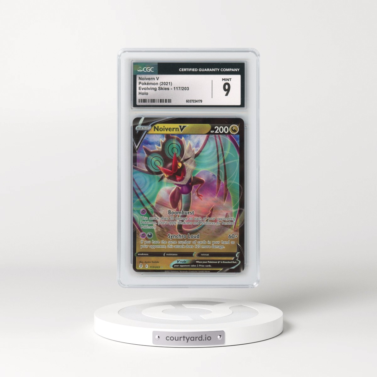 2021 Evolving Skies #117/203 Noivern V - Holo (CGC 9 MINT)