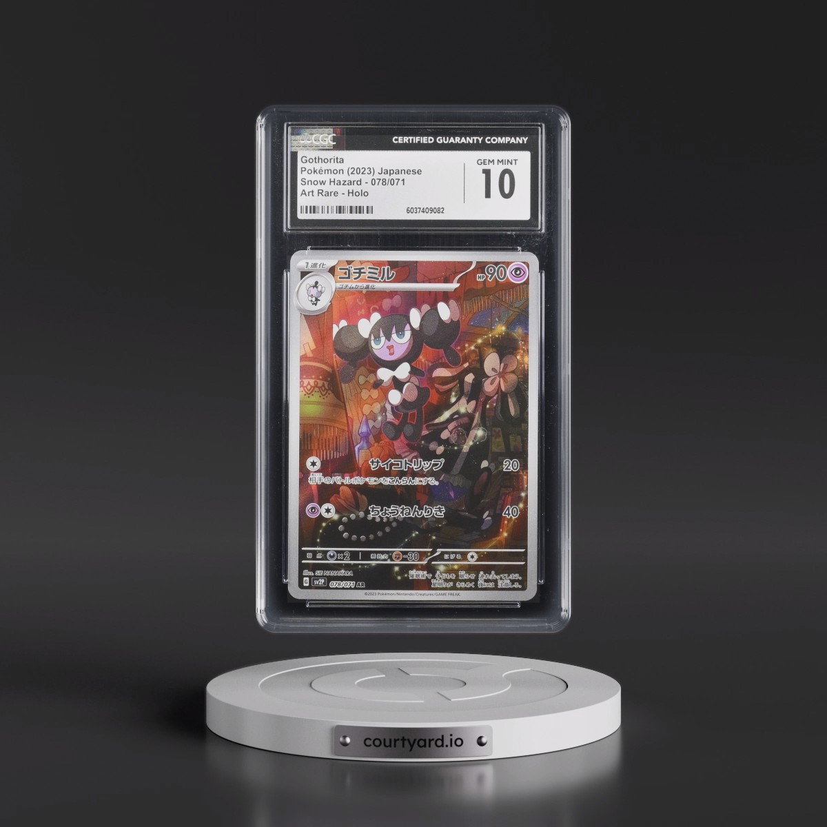 2023 Snow Hazard #078/071 Gothorita - Art Rare Holo (CGC 10 GEM MINT)