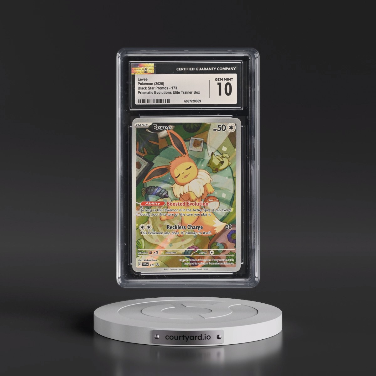 2023 Black Star Promos - Scarlet & Violet SVP EN #173 Eevee - Prismatic Evolutions Elite Trainer Box (Holo) (CGC 10 GEM MINT)