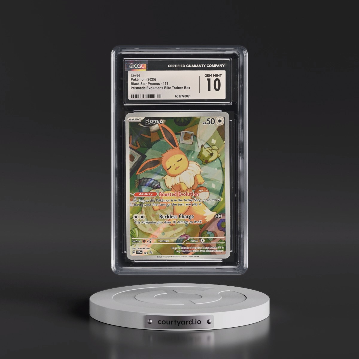 2023 Black Star Promos - Scarlet & Violet SVP EN #173 Eevee - Prismatic Evolutions Elite Trainer Box (Holo) (CGC 10 GEM MINT)