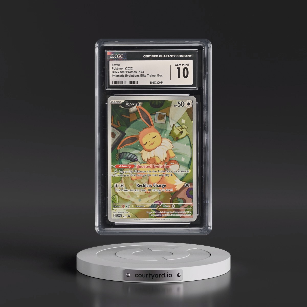 2023 Black Star Promos - Scarlet & Violet SVP EN #173 Eevee - Prismatic Evolutions Elite Trainer Box (Holo) (CGC 10 GEM MINT)