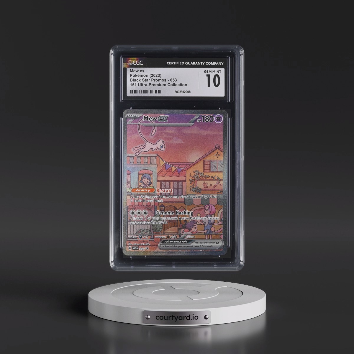 2023 Black Star Promos - Scarlet & Violet SVPEN #053 Mew ex - 151 Ultra-Premium Collection (Holo) (CGC 10 GEM MINT)