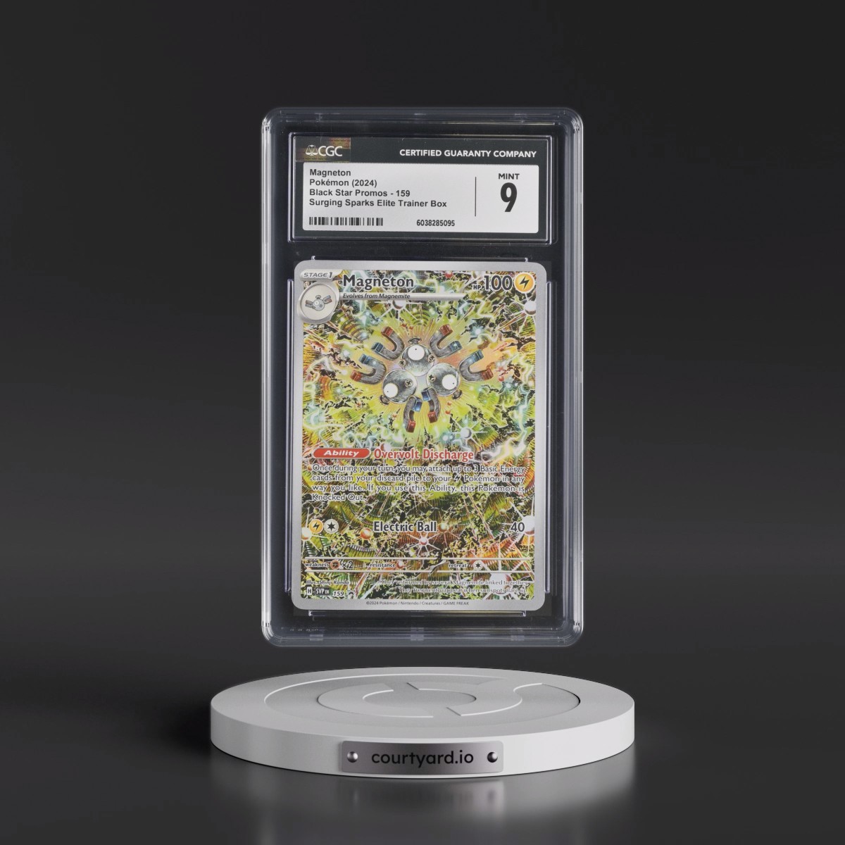 2023 Black Star Promos - Scarlet & Violet SVP EN #159 Magneton - Surging Sparks Elite Trainer Box (Holo) (CGC 9 MINT)