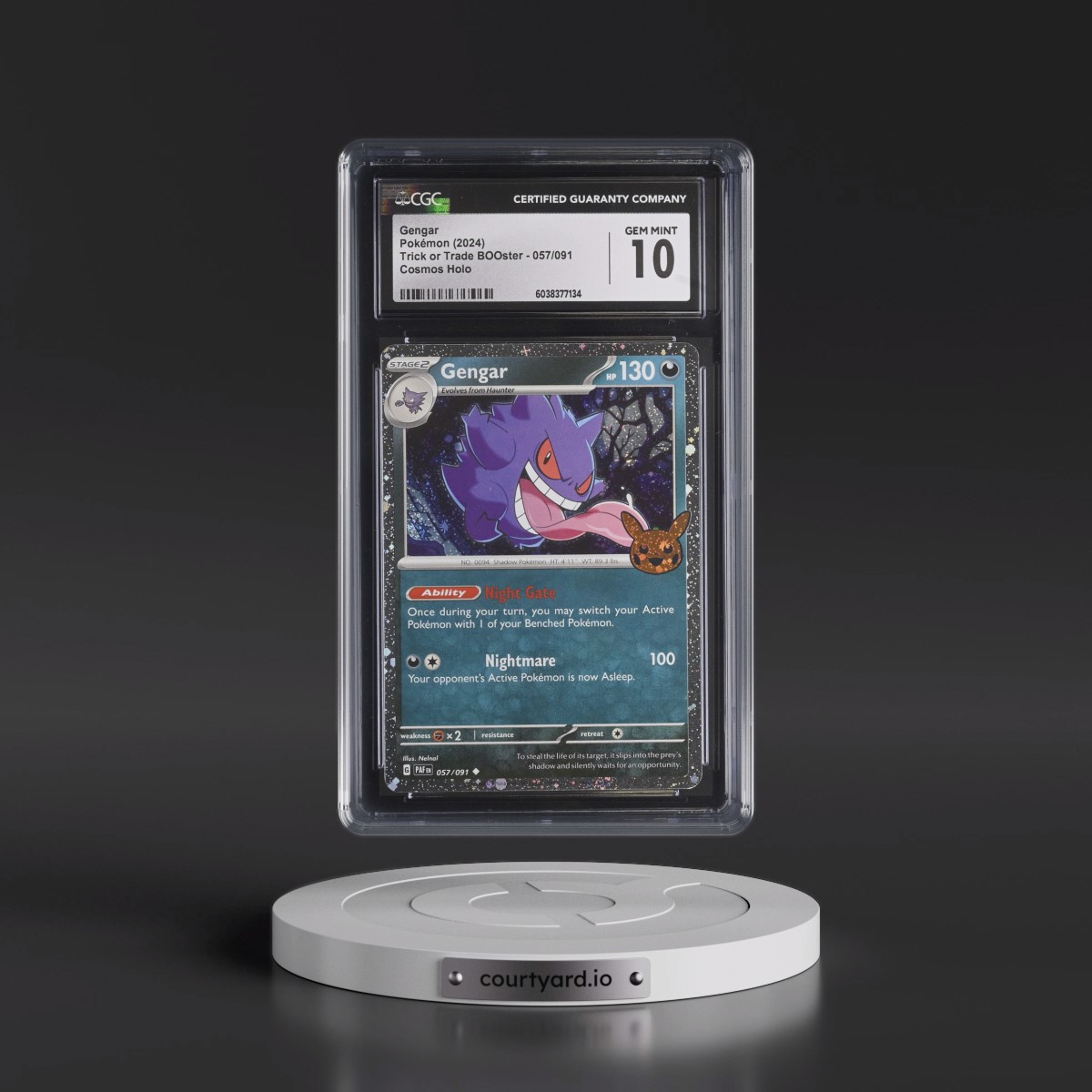 2024 Pokémon Trick or Trade #057 Gengar (CGC 10 GEM MINT)