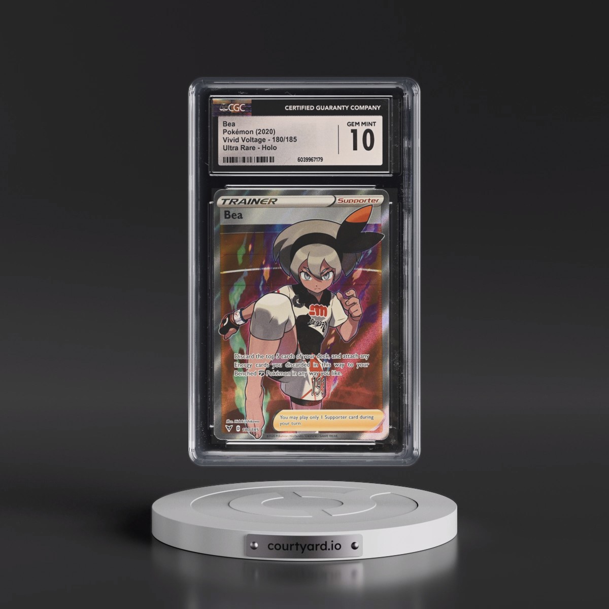 2020 Vivid Voltage #180/185 Bea - Ultra Rare Holo (CGC 10 GEM MINT)