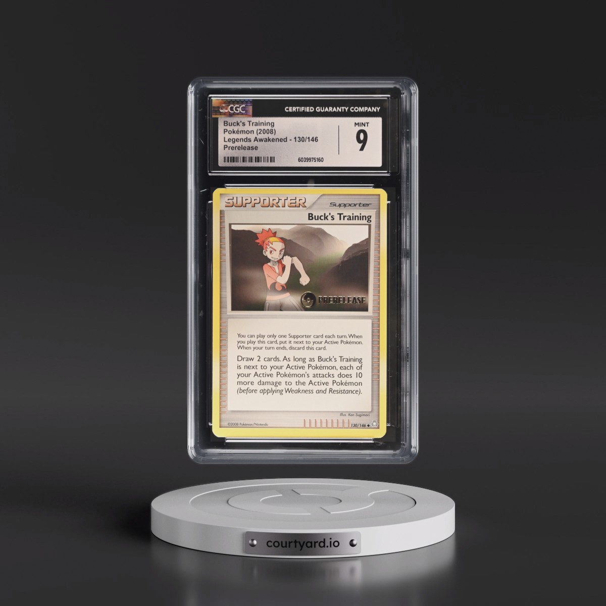 2008 Legends Awakened #130/146 Buck's Training - Prerelease (CGC 9 MINT)