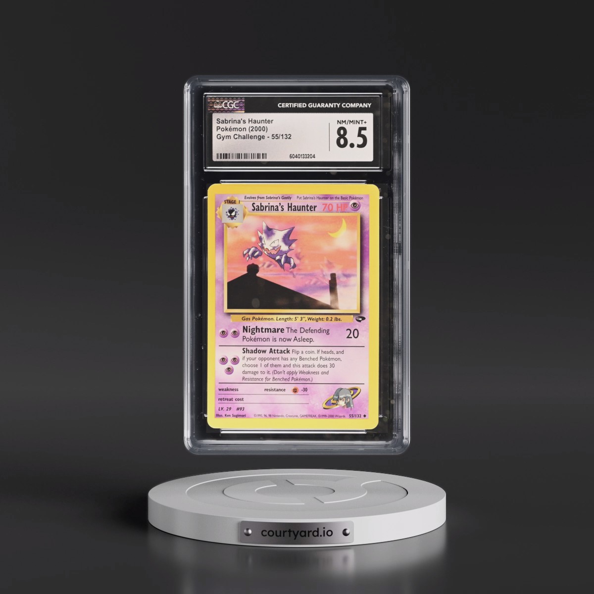 2000 Gym Challenge #55/132 Sabrina's Haunter (CGC 8.5 NM-MT+)