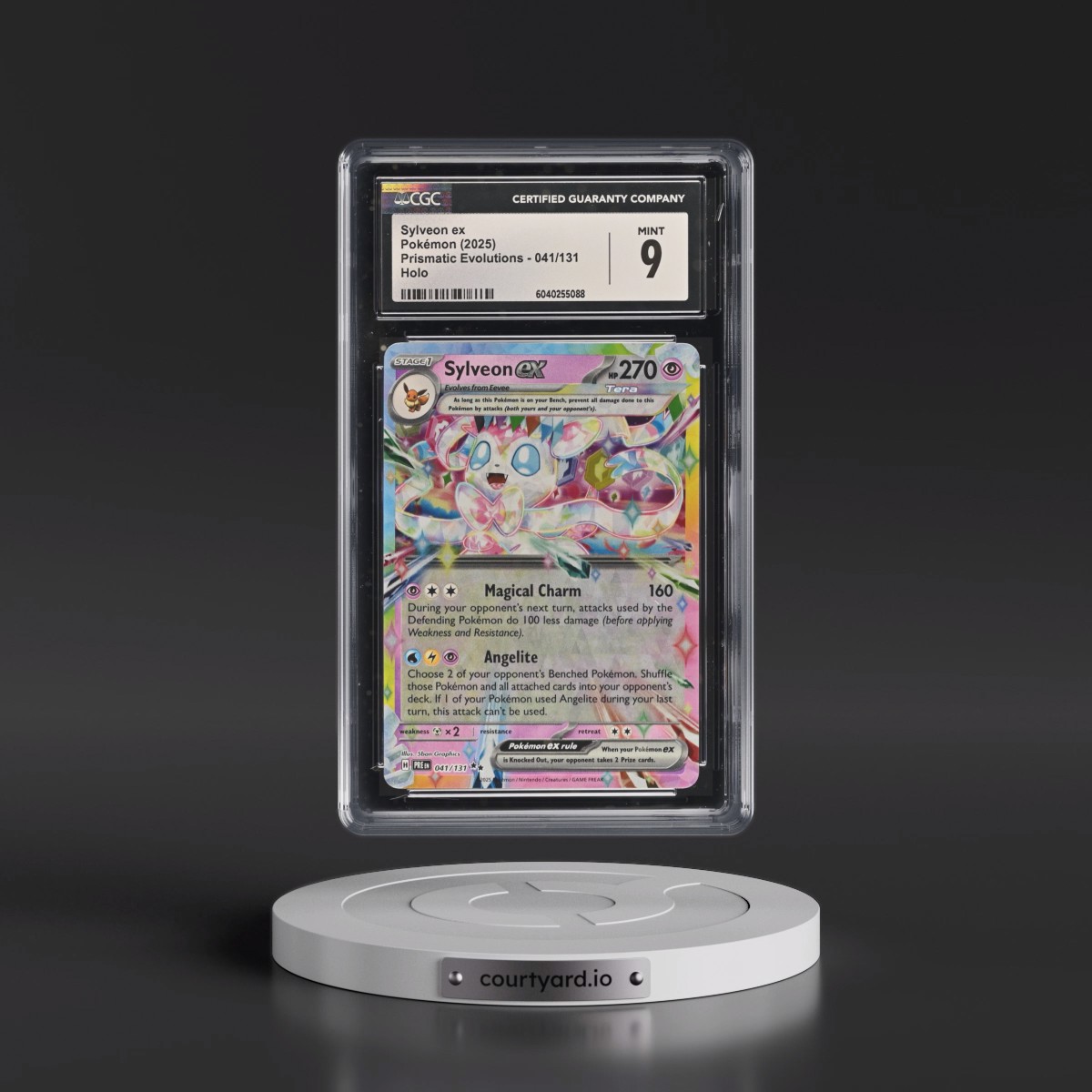 2024 Prismatic Evolutions - PRE EN #041/131 Sylveon ex - Holo (CGC 9 MINT)