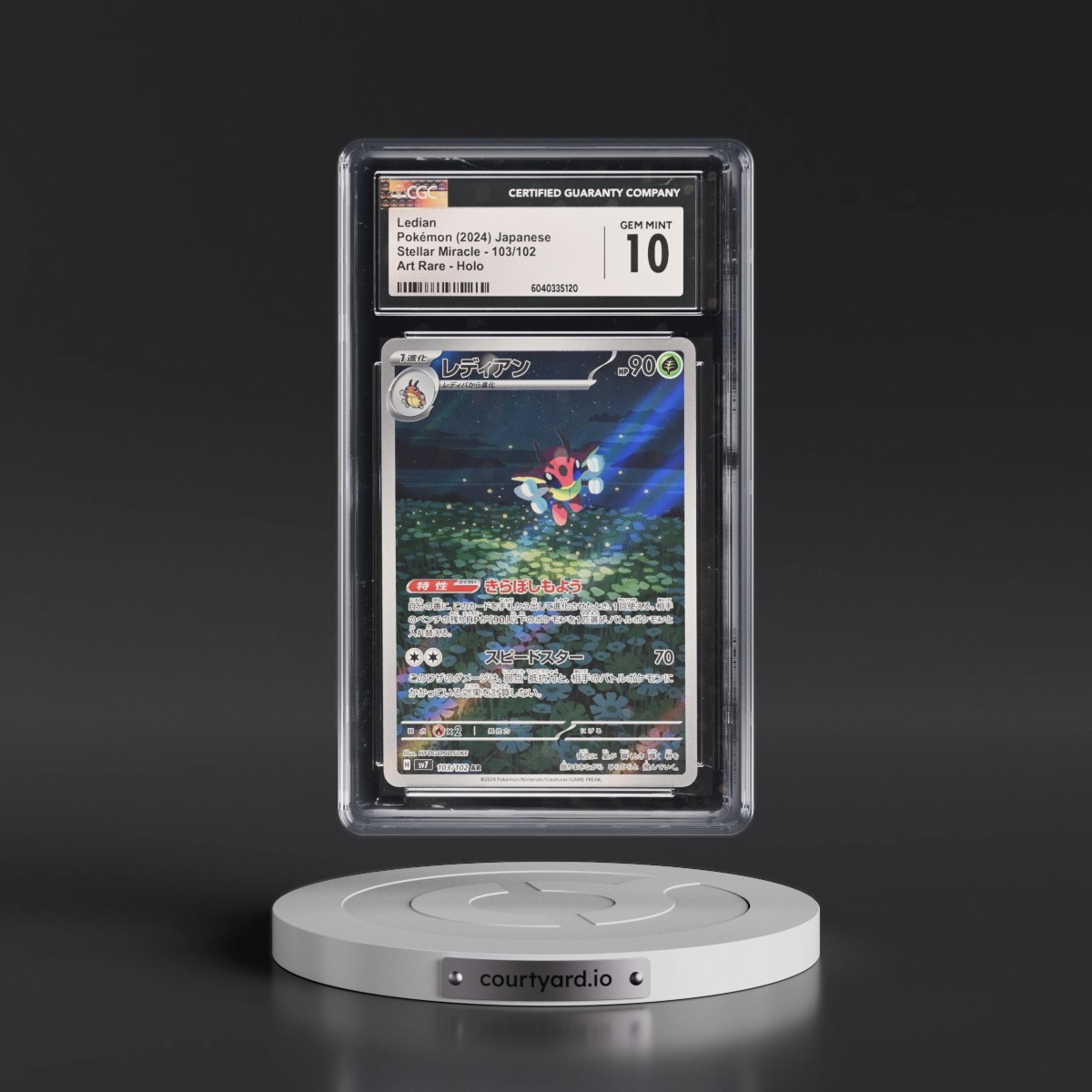 2024 Stellar Miracle #103/102 Ledian - Art Rare Holo (CGC 10 GEM MINT)