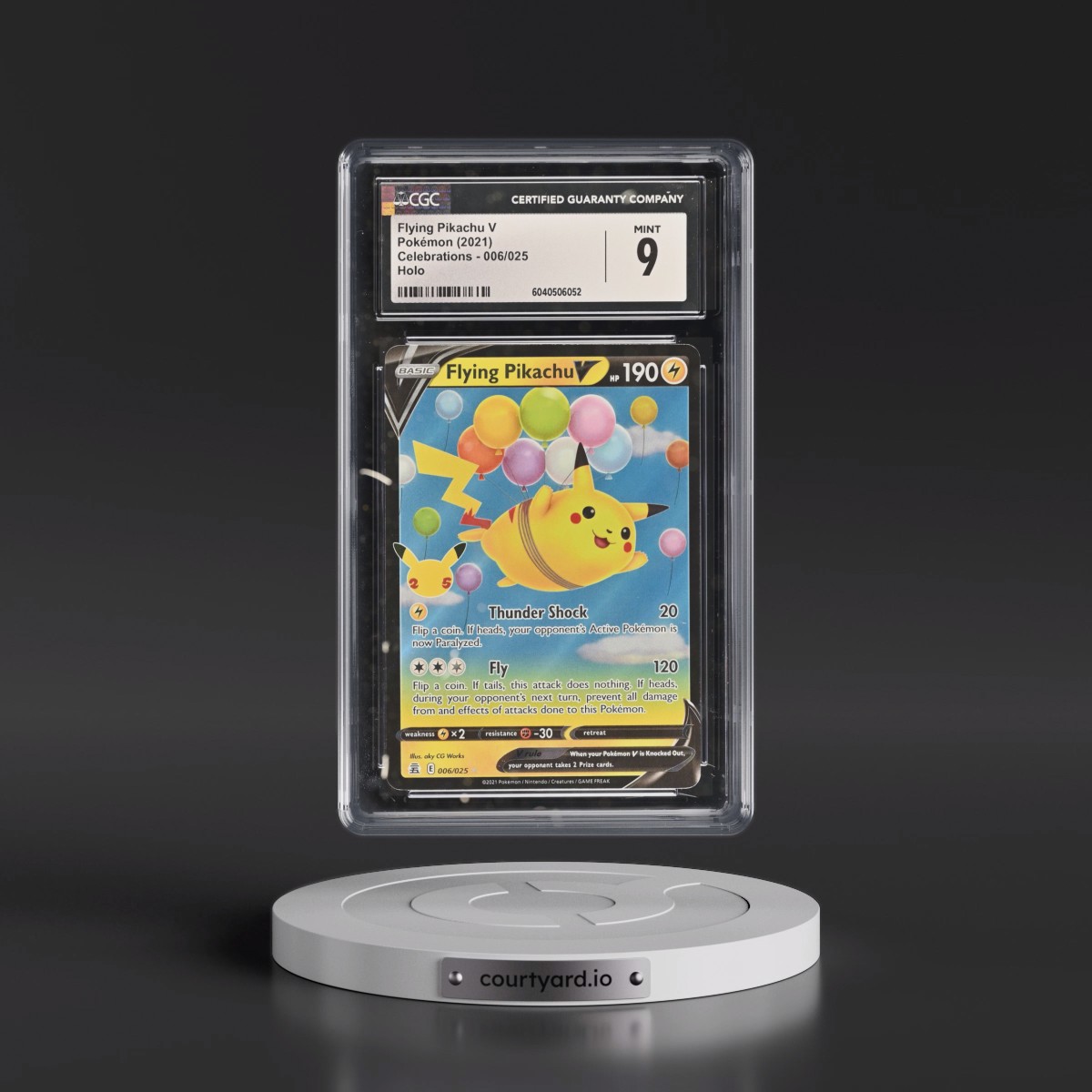 2021 Celebrations #006/025 Flying Pikachu V - Holo (CGC 9 MINT)