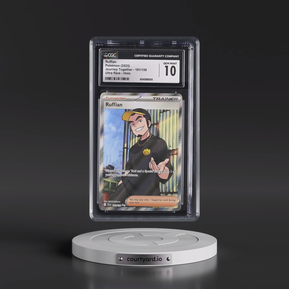 2024 Journey Together - JTG EN Ruffian - Ultra Rare Holo #181/159 CGC 10