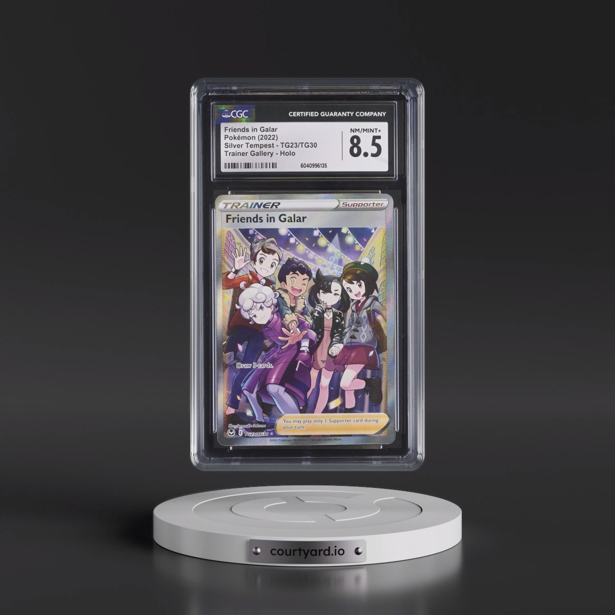 2022 Silver Tempest #TG23/TG30 Friends in Galar - Trainer Gallery Holo (CGC 8.5 NM-MT+)