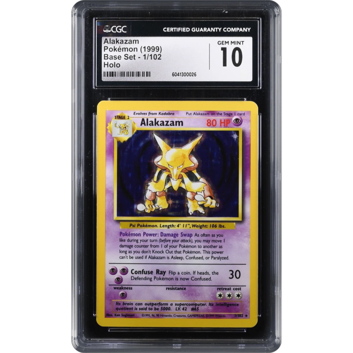 Alakazam card artwork