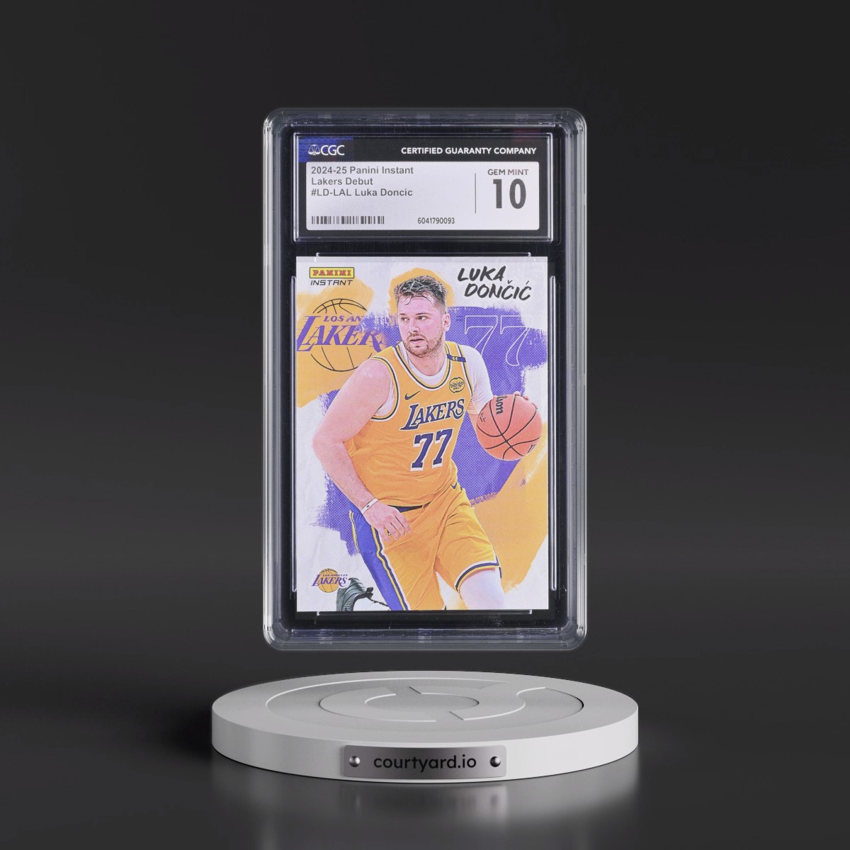2024 Panini Instant NBA #LDLAL Luka Doncic (CGC 10 GEM MINT)