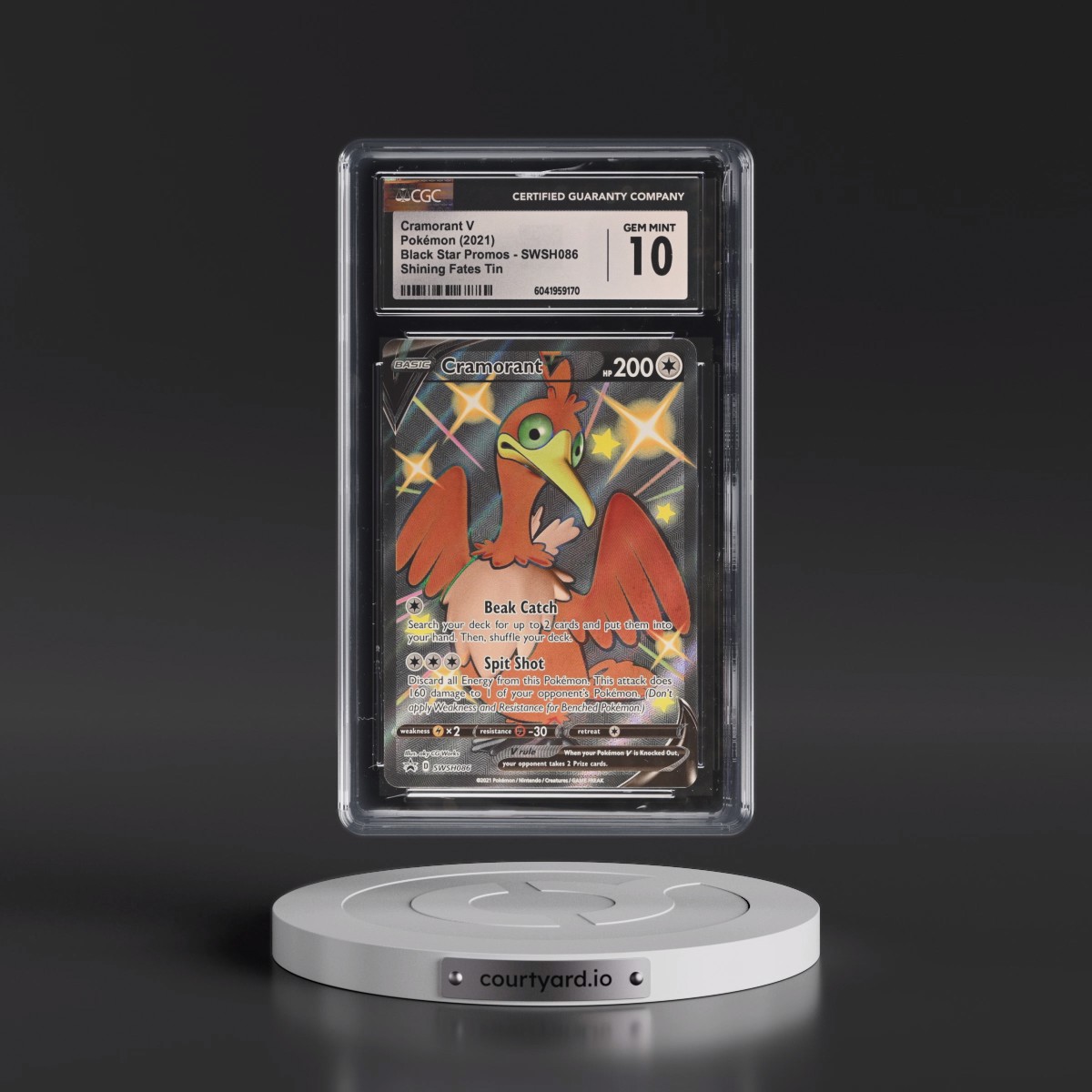 2017 Black Star Promos - Sword & Shield #SWSH086 Cramorant V - (Multiple Products) Holo (CGC 10 GEM MINT)