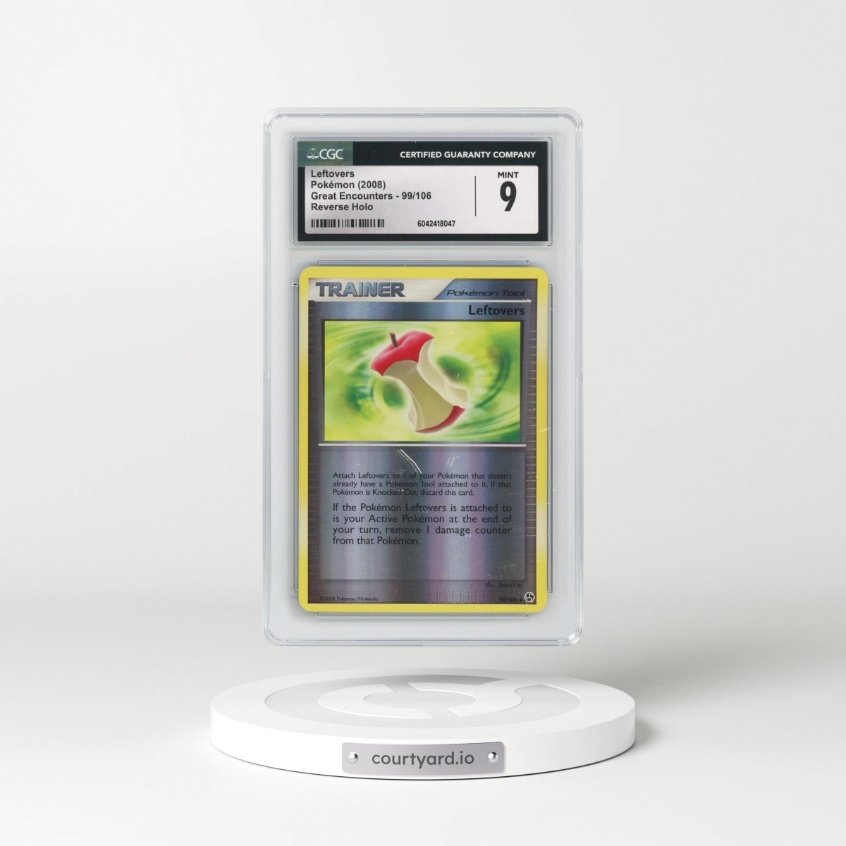 2008 Great Encounters #99/106 Leftovers - Reverse Holo (CGC 9 MINT)