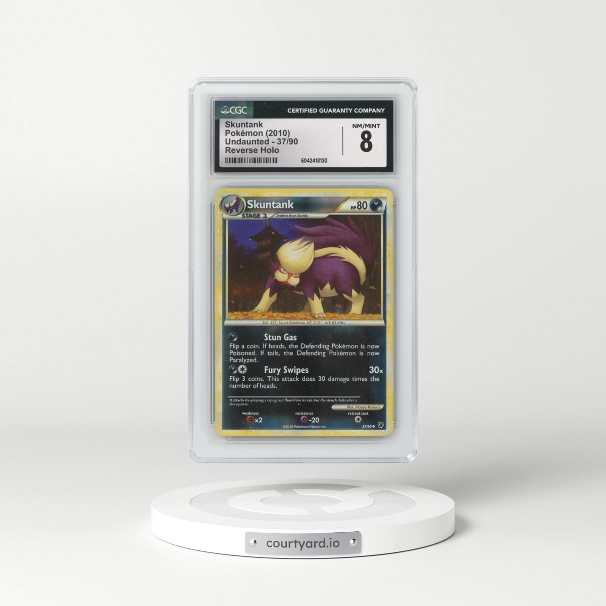 2010 Undaunted #37/90 Skuntank - Reverse Holo (CGC 8 NM-MT)