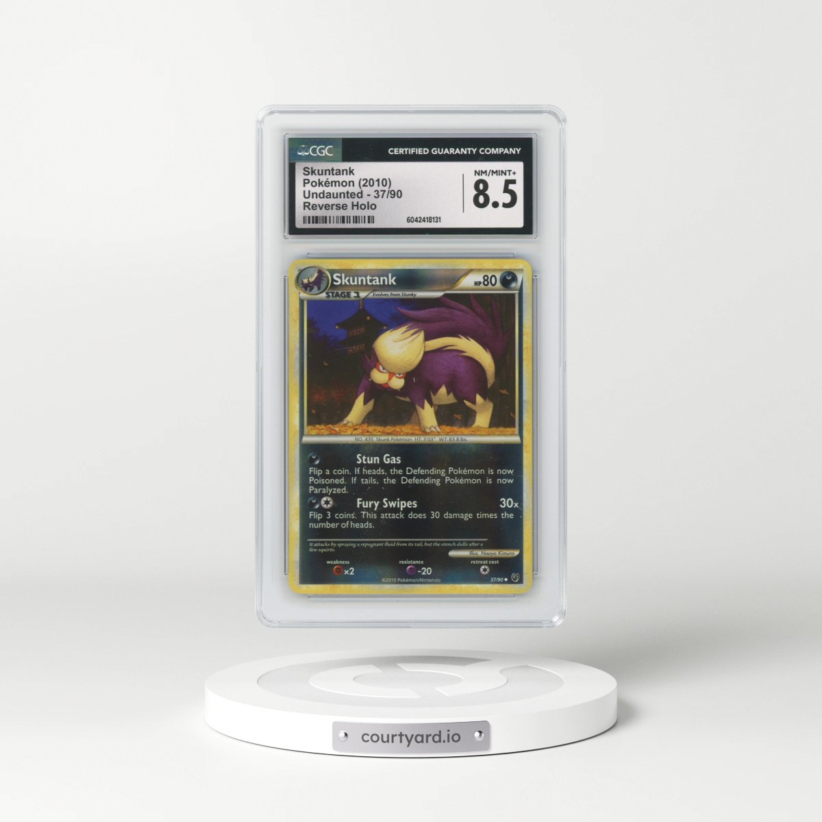 2010 Undaunted #37/90 Skuntank - Reverse Holo (CGC 8.5 NM-MT+)