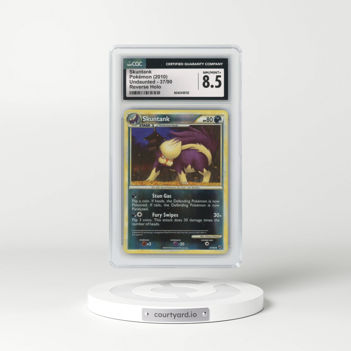 2010 Undaunted #37/90 Skuntank - Reverse Holo (CGC 8.5 NM-MT+)