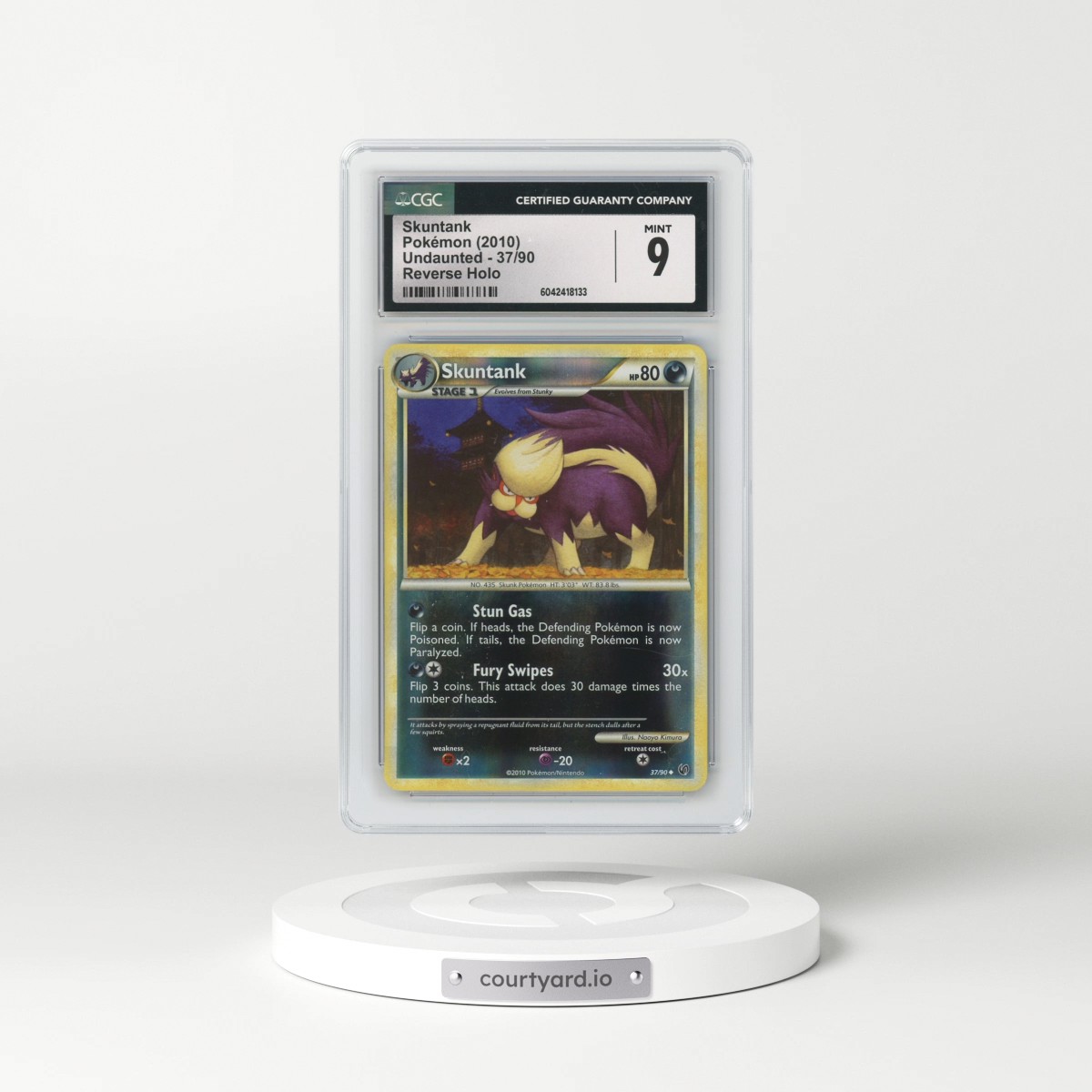 2010 Undaunted #37/90 Skuntank - Reverse Holo (CGC 9 MINT)