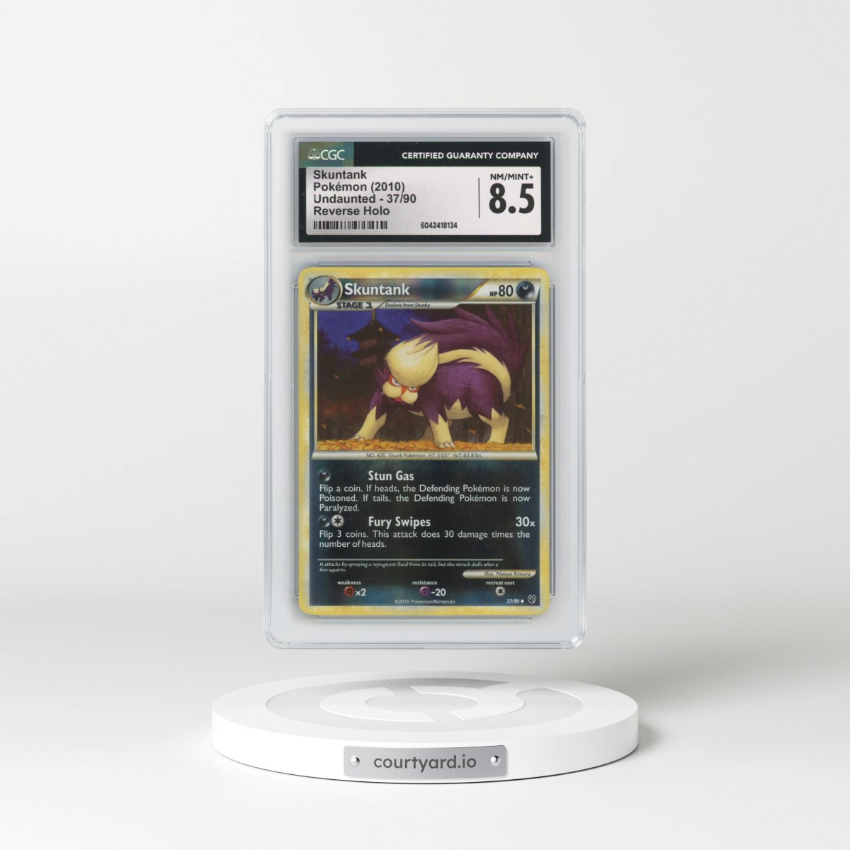 2010 Undaunted #37/90 Skuntank - Reverse Holo (CGC 8.5 NM-MT+)