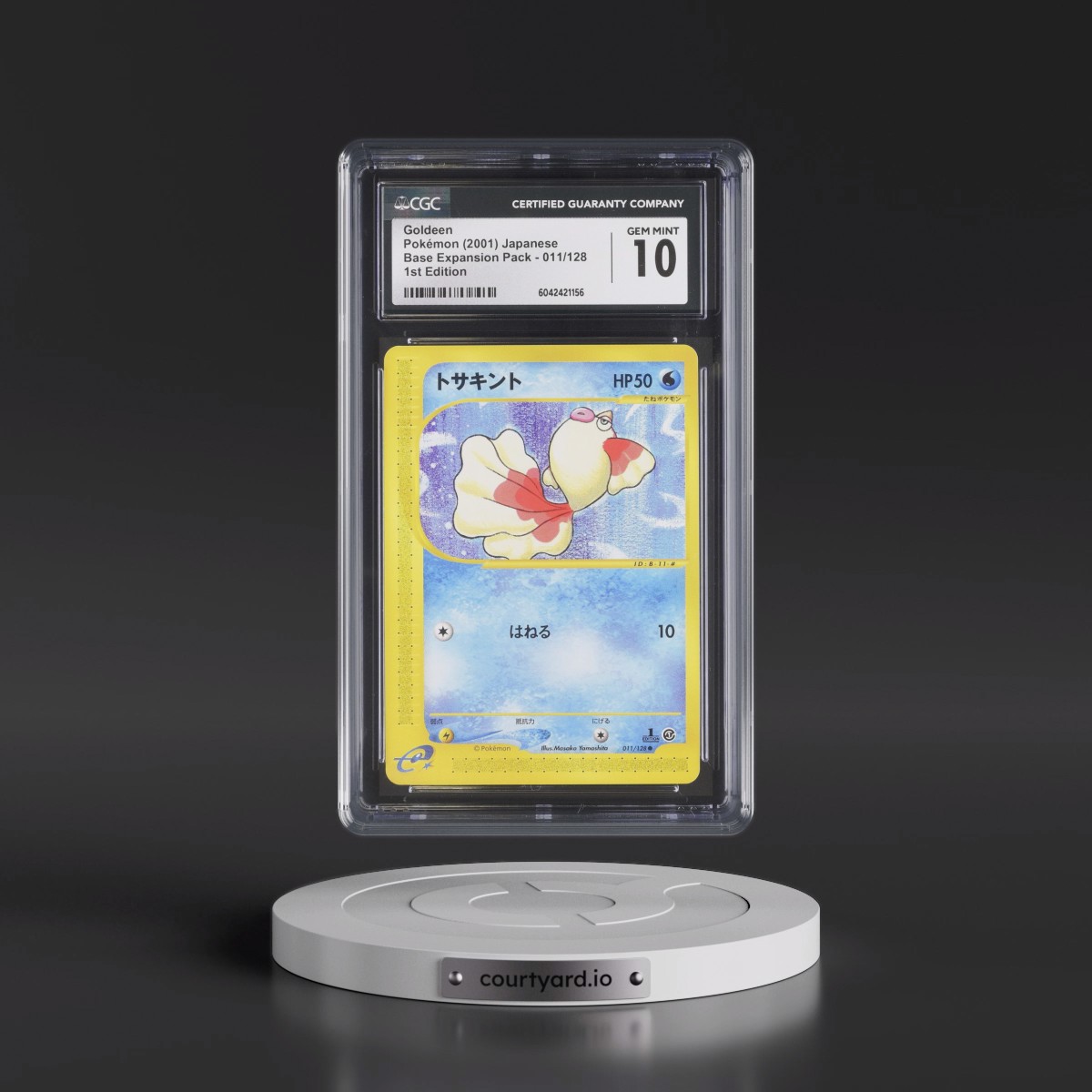 2001 Base Expansion Pack #011/128 Goldeen - 1st Edition (CGC 10 GEM MINT)