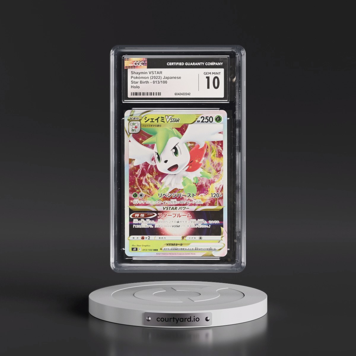 2022 Star Birth #013/100 Shaymin VSTAR - Holo (CGC 10 GEM MINT)