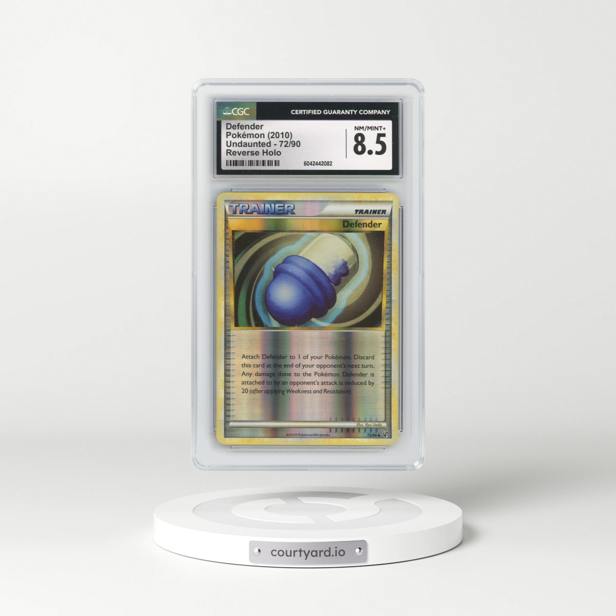 2010 Undaunted #72/90 Defender - Reverse Holo (CGC 8.5 NM-MT+)