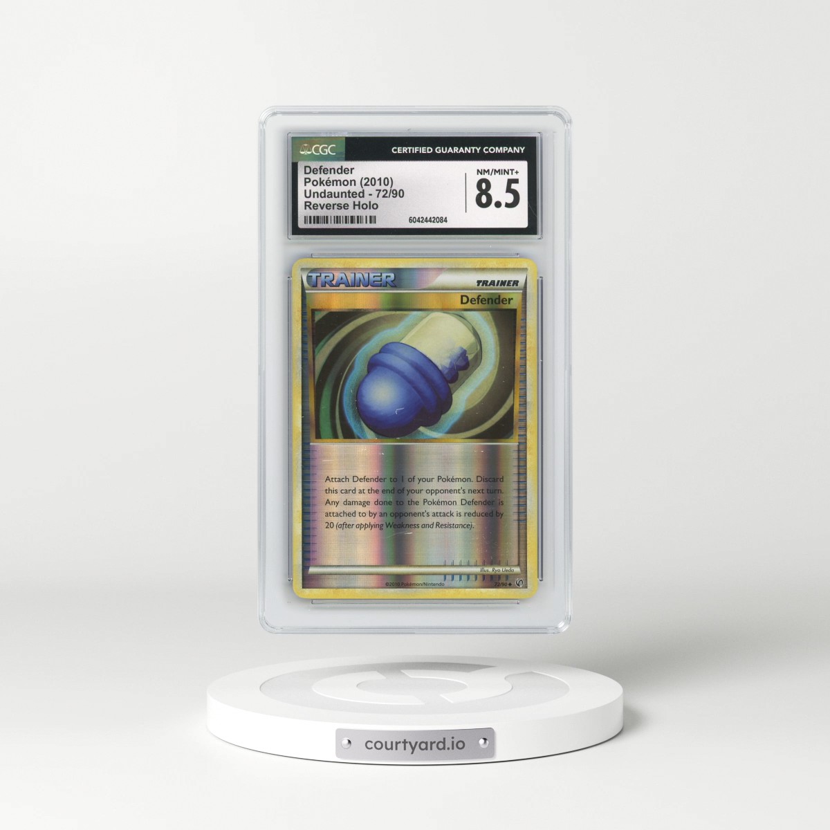 2010 Undaunted #72/90 Defender - Reverse Holo (CGC 8.5 NM-MT+)