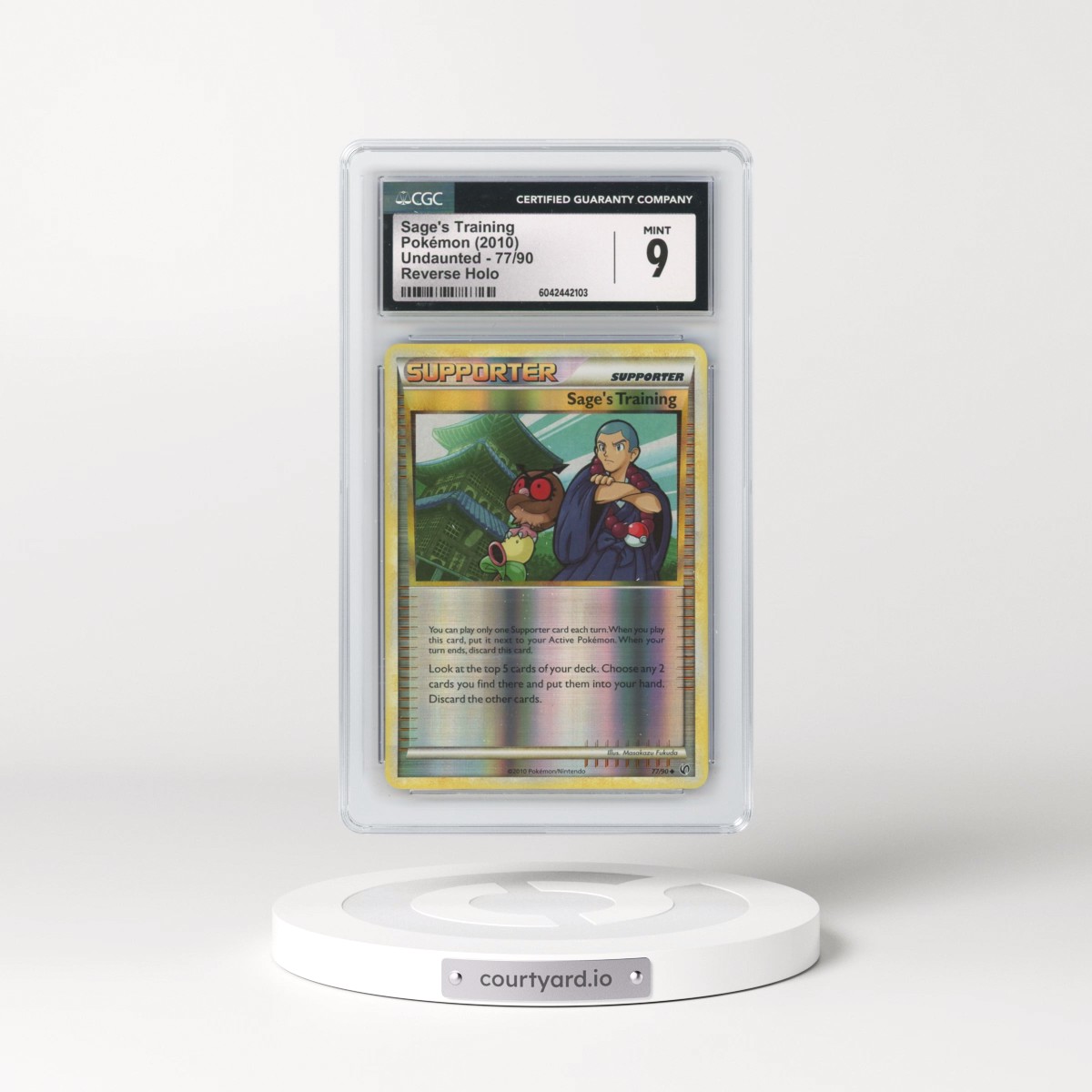 2010 Undaunted #77/90 Sage's Training - Reverse Holo (CGC 9 MINT)