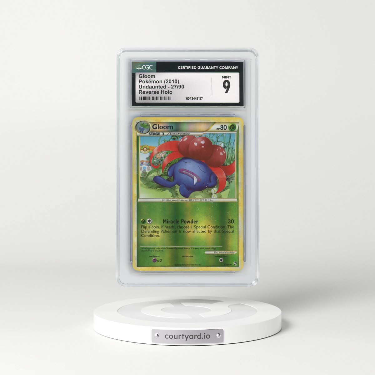 2010 Undaunted #27/90 Gloom - Reverse Holo (CGC 9 MINT)