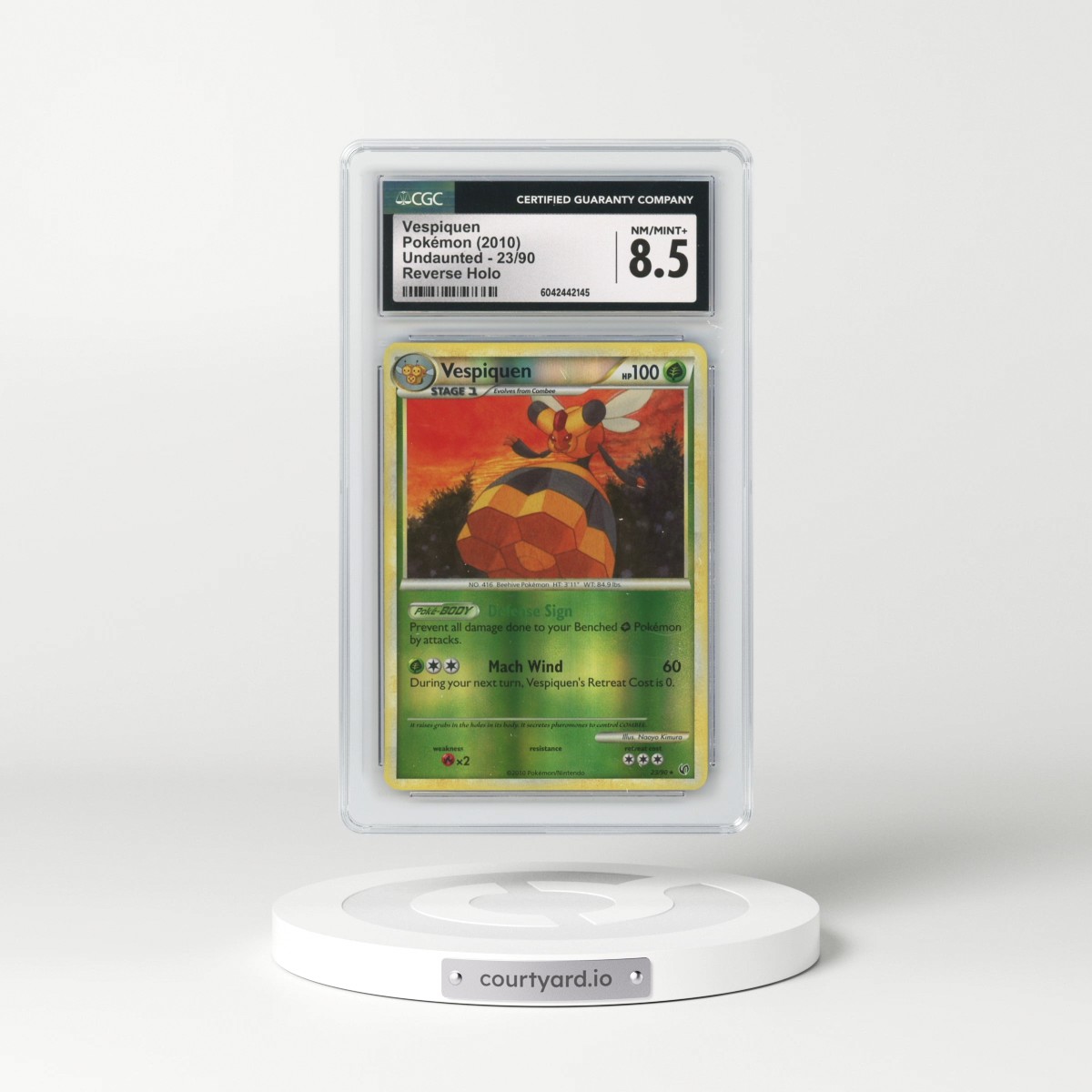 2010 Undaunted #23/90 Vespiquen - Reverse Holo (CGC 8.5 NM-MT+)