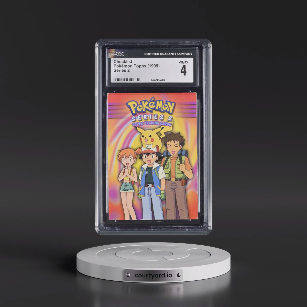 1999 Series 2 (Oval Nintendo Seal) Checklist (CGC 4 VG-EX)