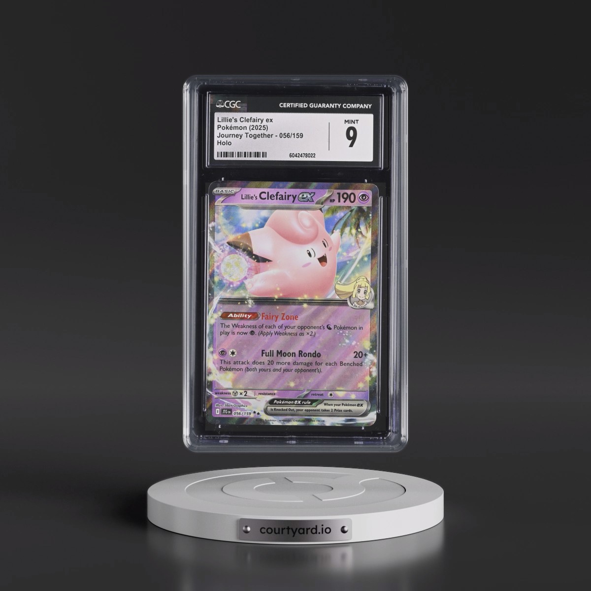 2024 Journey Together - JTG EN #056/159 Lillie's Clefairy ex - Holo (CGC 9 MINT)