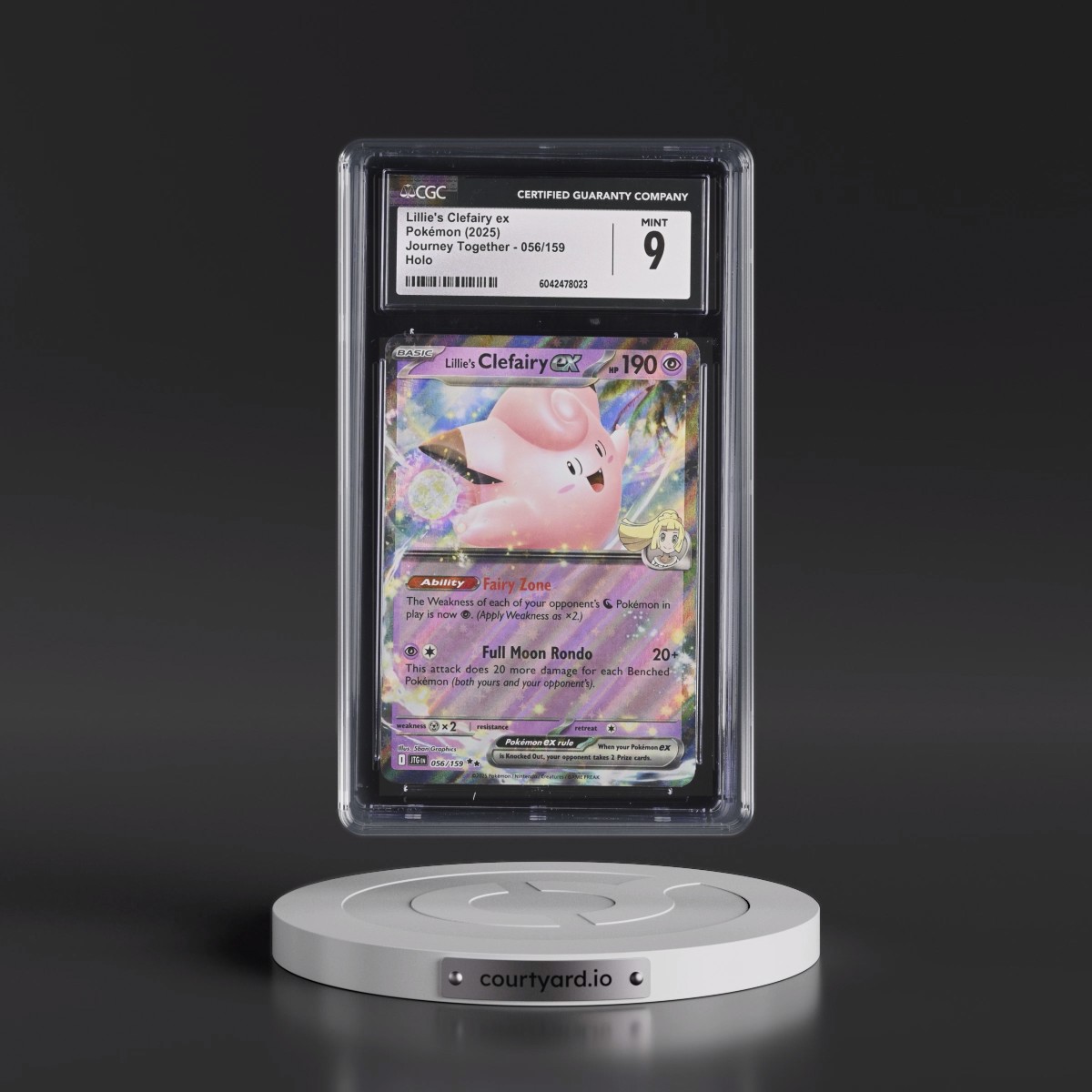 2024 Journey Together - JTG EN #056/159 Lillie's Clefairy ex - Holo (CGC 9 MINT)