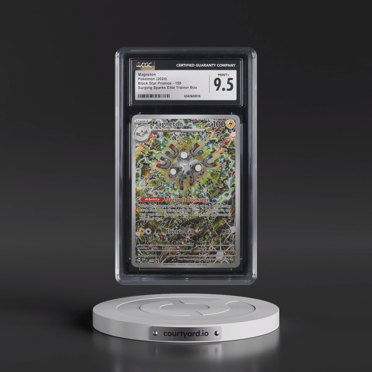 2023 Black Star Promos - Scarlet & Violet SVP EN #159 Magneton - Surging Sparks Elite Trainer Box (Holo) (CGC 9.5 MINT+)
