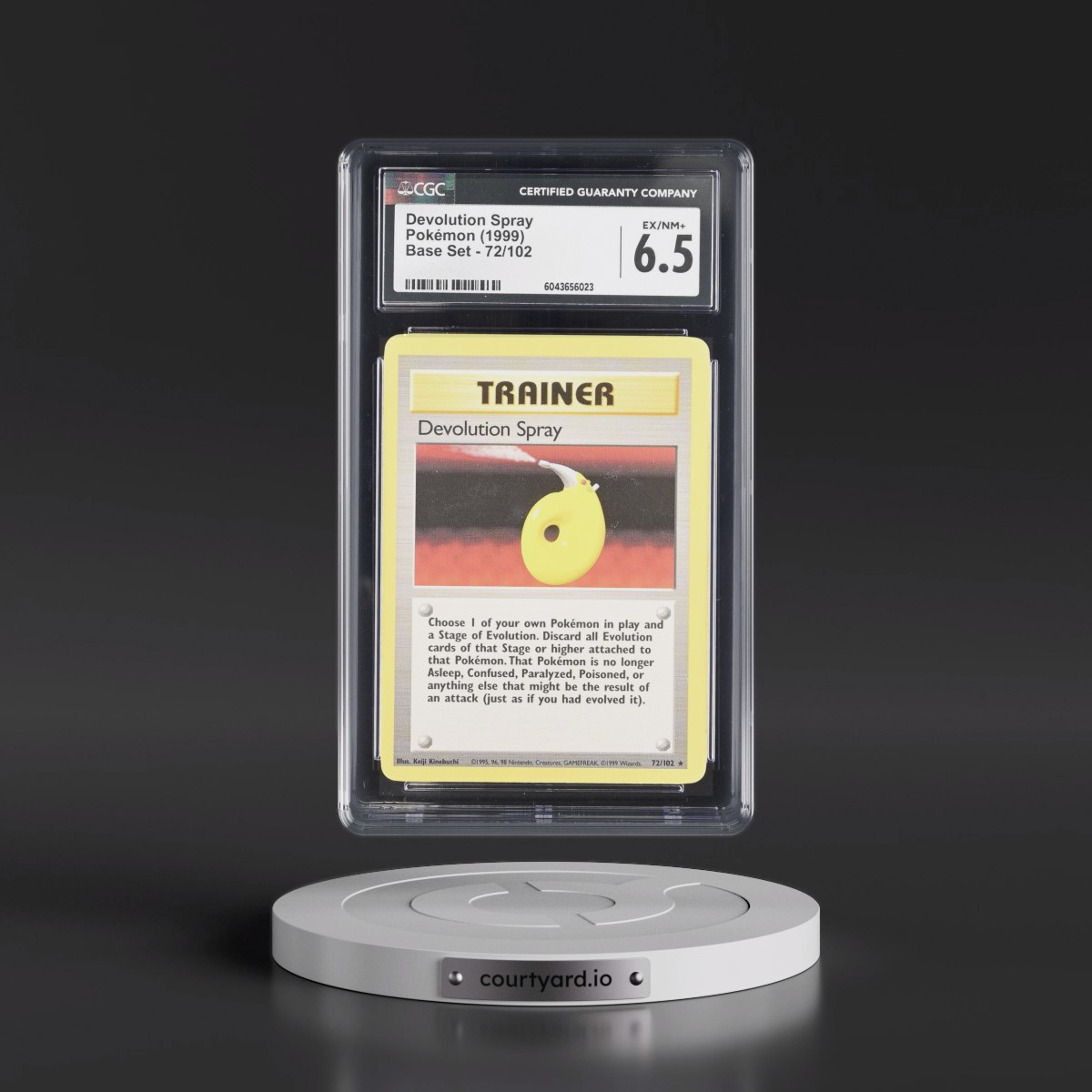 1999 Base Set #72/102 Devolution Spray (CGC 6.5 EX-NM+)