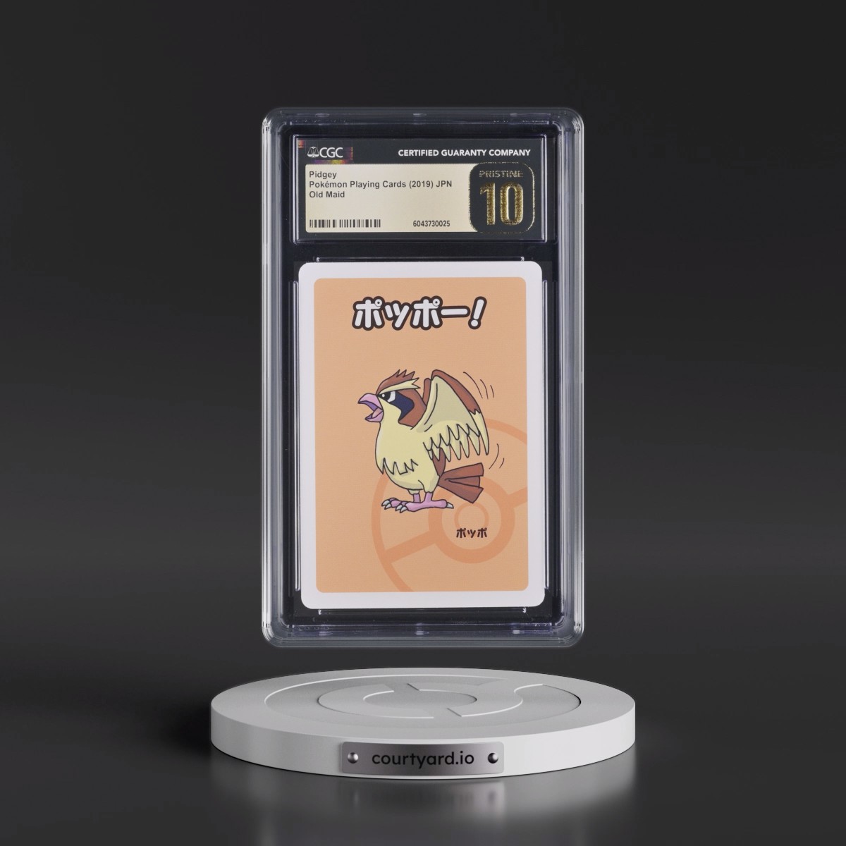 2019 Old Maid (Red Back) Pidgey CGC 10
