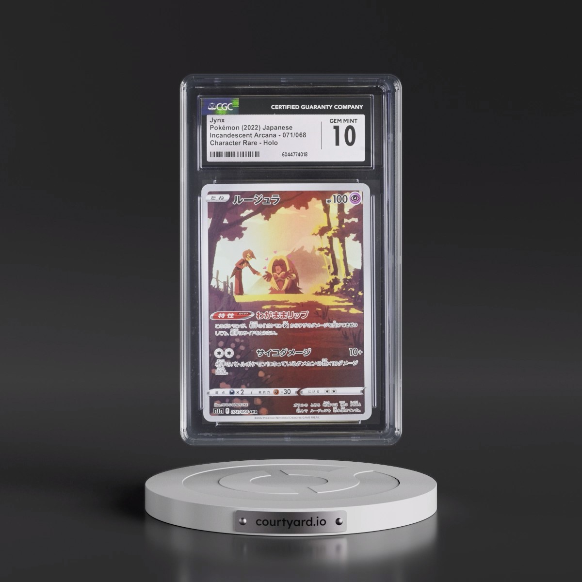 2022 Incandescent Arcana #071/068 Jynx - Character Rare Holo (CGC 10 GEM MINT)
