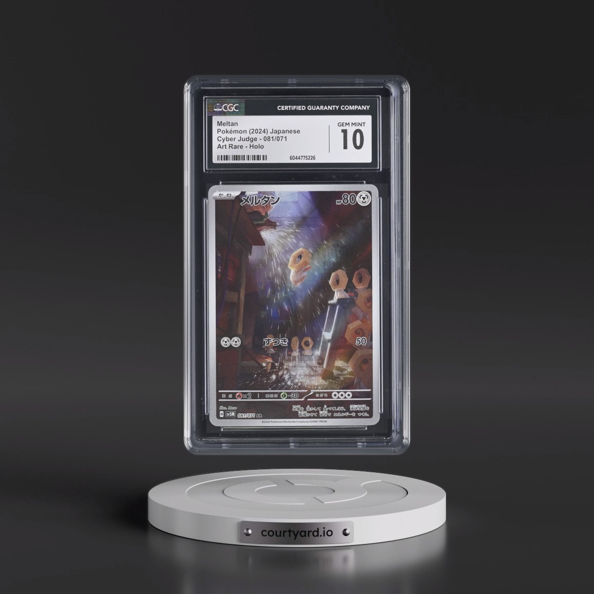2024 Cyber Judge #081/071 Meltan - Art Rare Holo (CGC 10 GEM MINT)