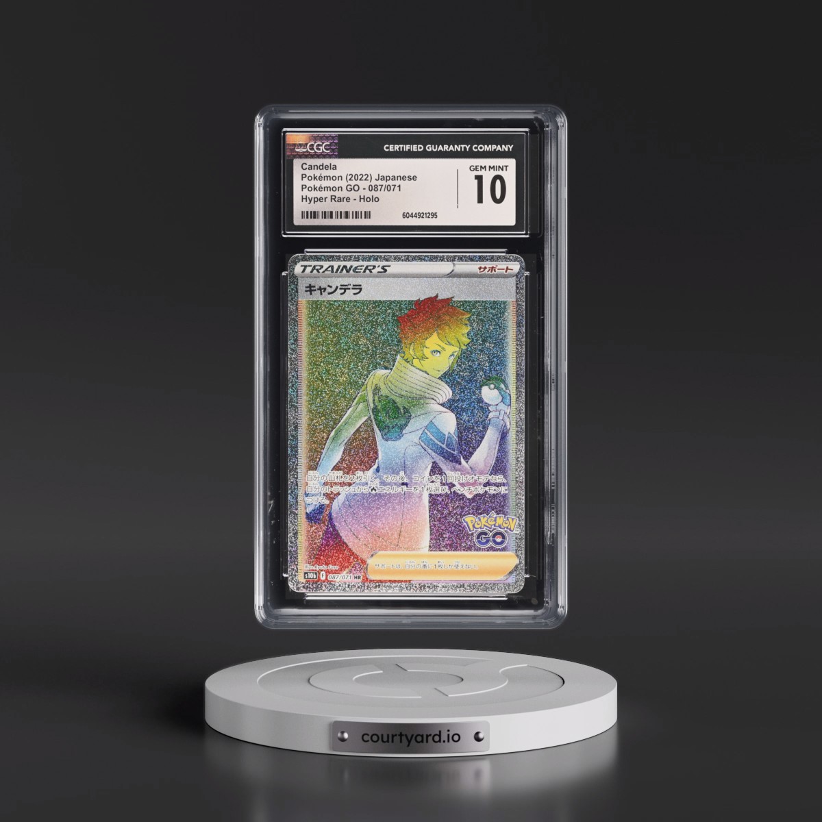 2022 Pokémon GO Candela - Hyper Rare Holo #087/071 CGC 10