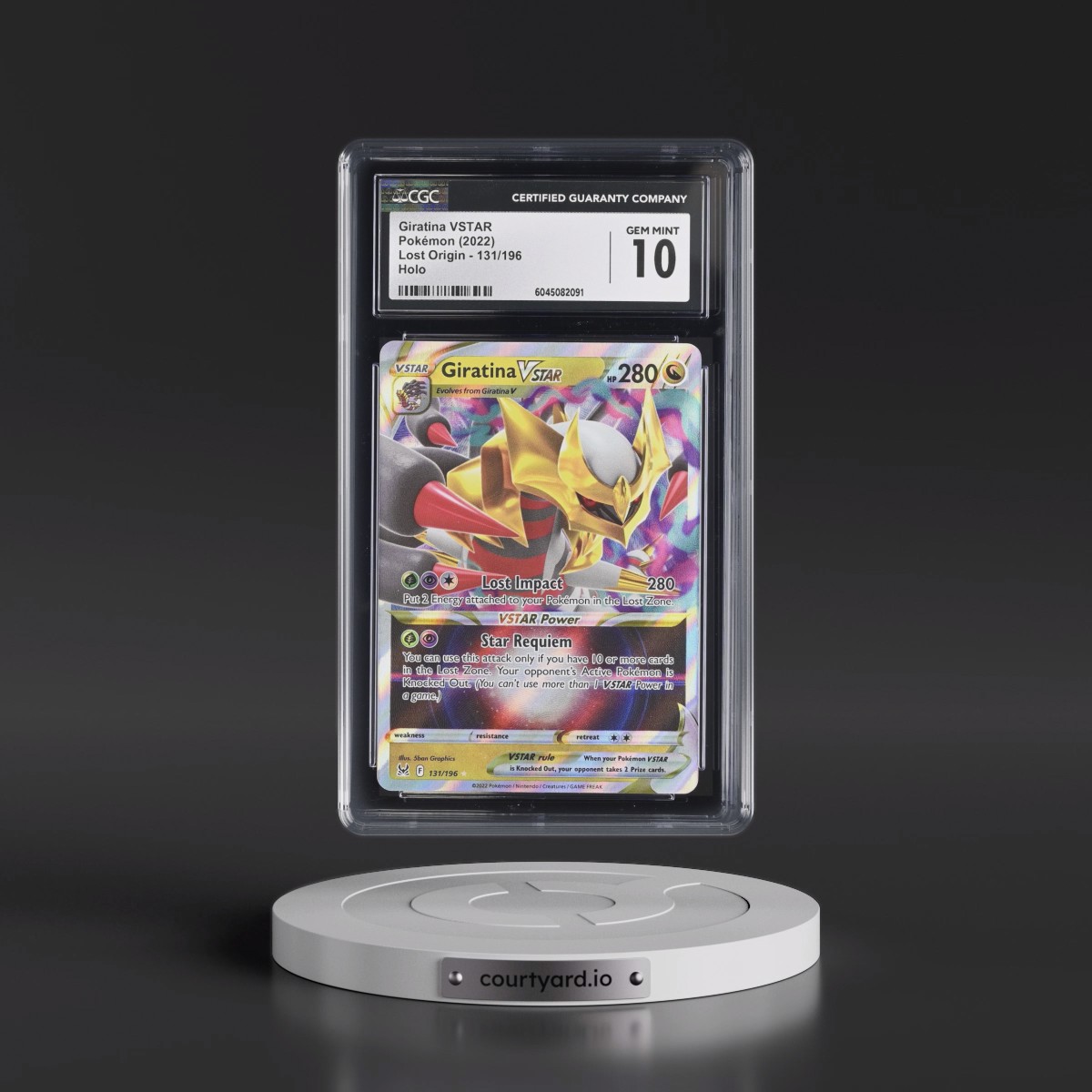 2022 Lost Origin #131/196 Giratina VSTAR - Holo (CGC 10 GEM MINT)