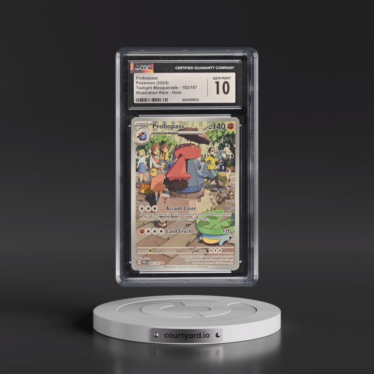 2024 Twilight Masquerade - TWM EN #182/167 Probopass - Illustration Rare Holo (CGC 10 GEM MINT)